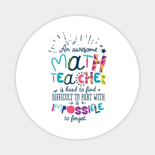 An Awesome Math Teacher Gift Idea - Impossible to forget Magnet